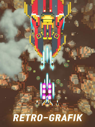 Sky Wings:Pixel-Kampfschiff 3D screenshot 17