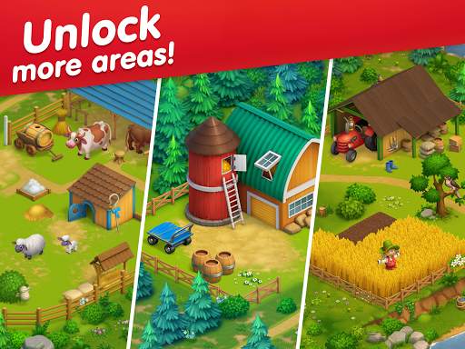 Greenvale: Match Three Puzzles & Farming Game! screenshot 13