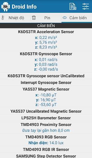 Droid Hardware Info screenshot 8