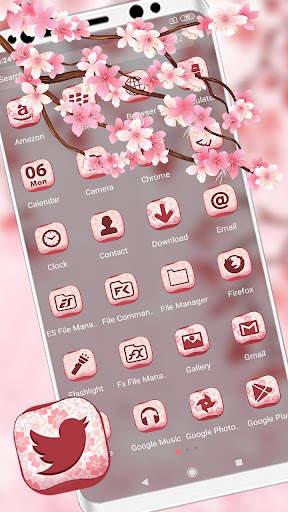 Cherry Blossom Launcher Themes screenshot 2