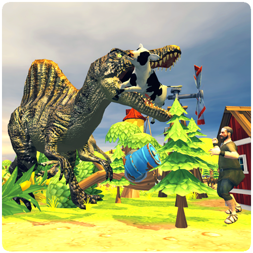 Wild Dino City Rampage: T-Rex Simulator icon