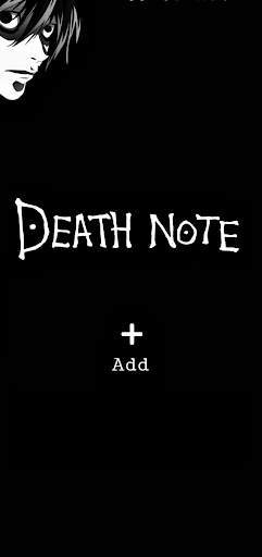 Death Note Notepad Bloc-note screenshot 1
