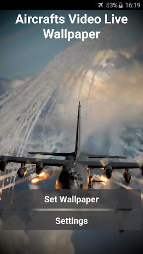 Aircrafts Video Live Wallpaper screenshot 1