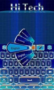 Hi Tech Keyboard Theme & Emoji 2 تصوير الشاشة