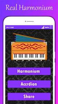 Perfect Real Harmonium -  easily record play music screenshot 1