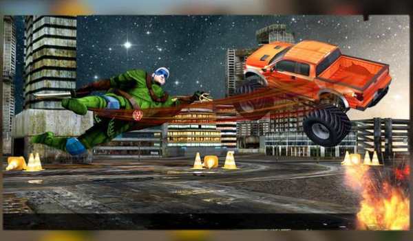 Ninja Hero vs Monster Car Transform Aliens Warship screenshot 18