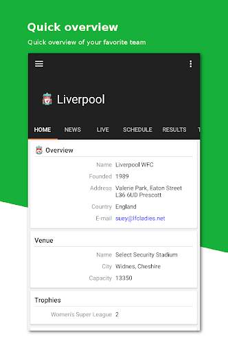 Football News Women screenshot 1