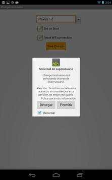 Change Hostname 3 تصوير الشاشة