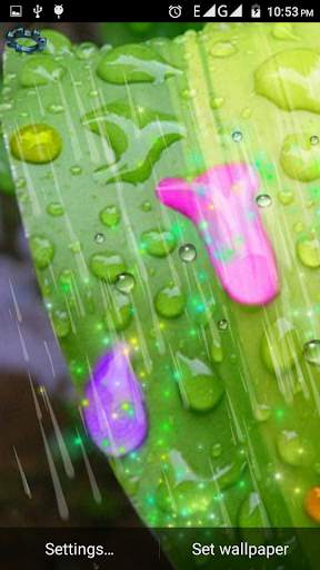 Drops Rain Live Wallpaper screenshot 3