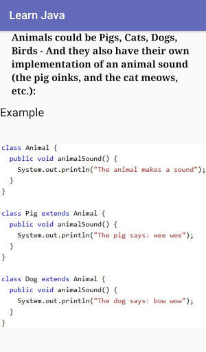 Learn Java screenshot 6