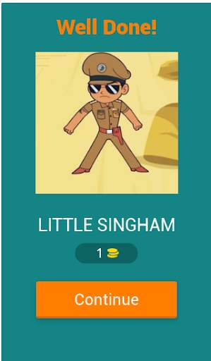 Little Singham Quiz Game screenshot 2