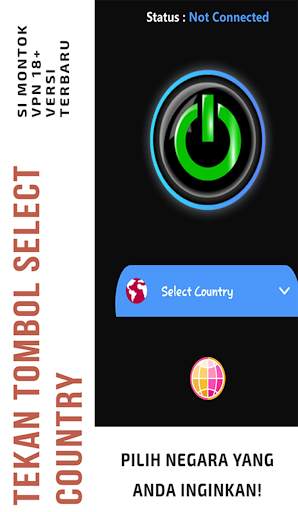 Si Montok VPN 18  Versi Terbaru स्क्रीनशॉट 1