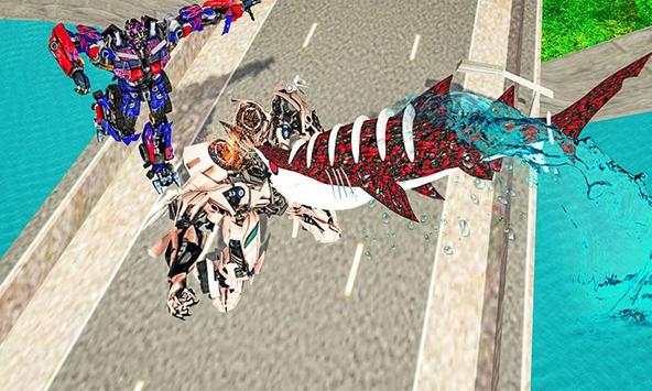 Robot Shark Simulator:Angry Shark Attack screenshot 6
