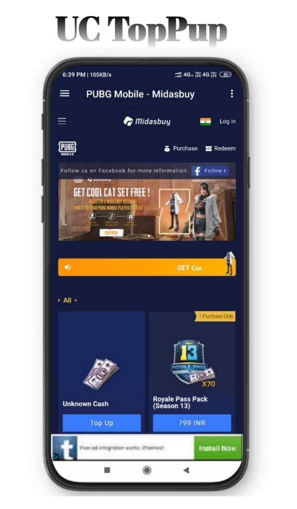 MidasBuy - Topup BC & UC | Free redeem code& gifts screenshot 3