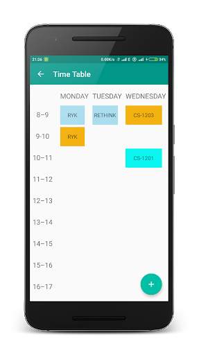 Time Table 4 تصوير الشاشة