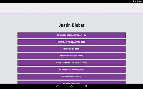 Justin Bieber Music screenshot 4