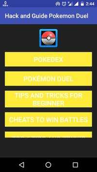 Hack and Guide Pokemon Duel screenshot 1
