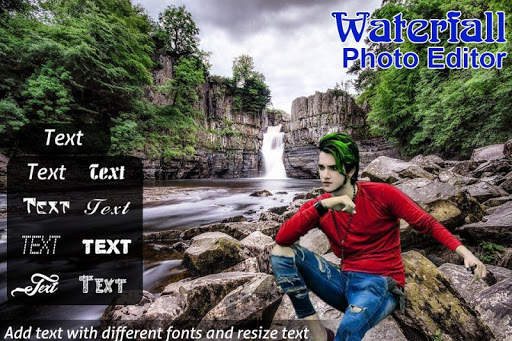 WaterFall Photo Editor - Cut Paste Photo screenshot 4