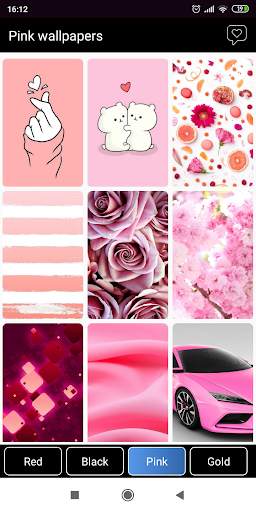 Colorful Wallpaper - Black, Red, Pink Wallpaper... screenshot 3
