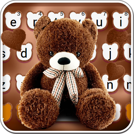 ikon Keyboard Beruang yang Indah