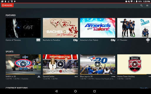 Rogers Anyplace TV screenshot 4