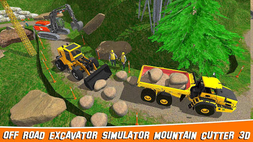 Off Road Excavator Simulator Mountain Cutter 3D screenshot 8