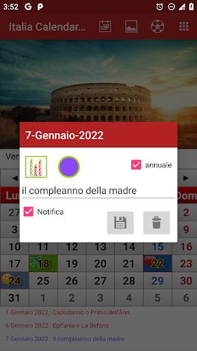 Italia Calendario 2022 2 تصوير الشاشة