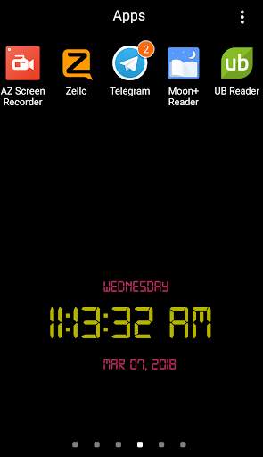 Digital Clock Live Wallpaper screenshot 5