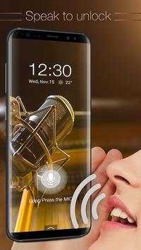 Voice detection style lock screen for prank screenshot 1