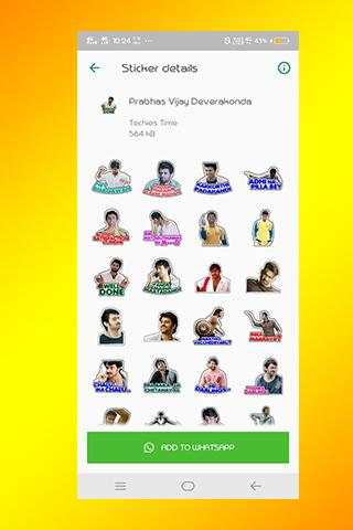 WA Love Stickers app screenshot 3