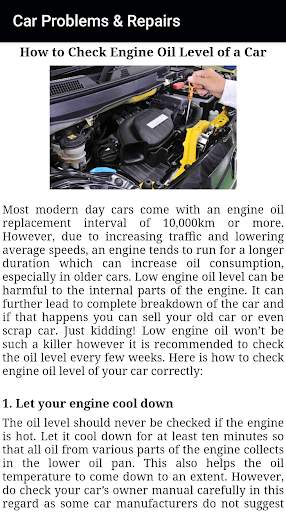 CAR PROBLEMS AND REPAIRS OFFLINE screenshot 7