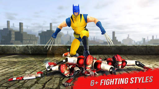 Superhero X Fighting Game screenshot 1