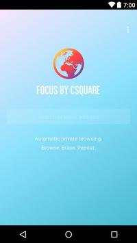 Focus Browser by cSquare (Ultra-Privacy Browser) screenshot 1