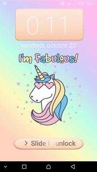 Unicorn password Lock Screen screenshot 4