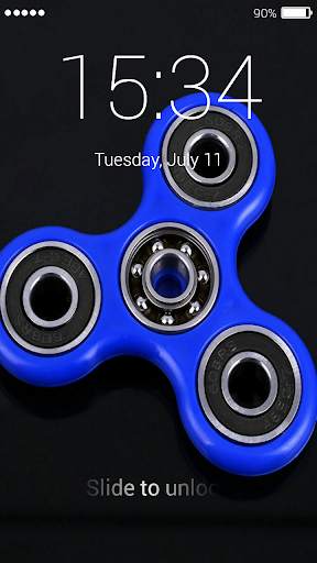 Fidget Spinner Lock Screen 3 تصوير الشاشة