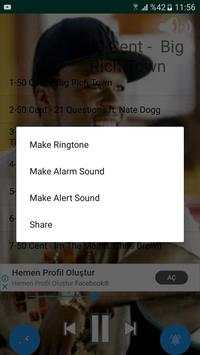 50 Cent ringtone and free musics screenshot 3