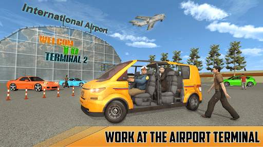 Real Taxi Airport City Driving-New car games 2020 screenshot 4