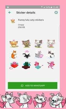LULU Caty Stickers for WhatsApp screenshot 5