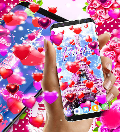 Paris love live wallpaper screenshot 5