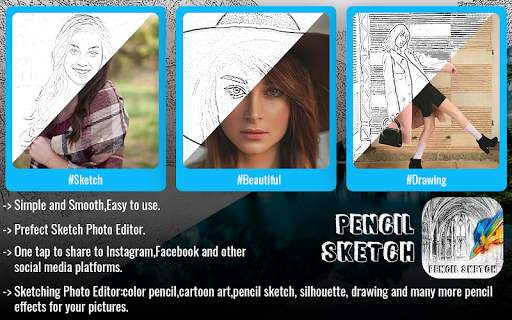 Pencil Photo Sketch Editor: Pencil Sketch screenshot 1