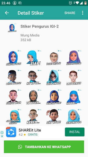 Stiker WA IGI screenshot 1