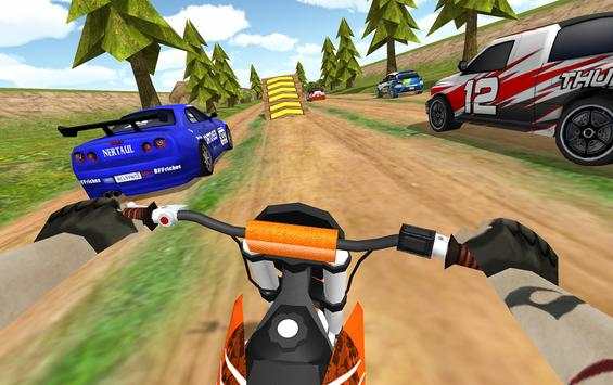 Dirt Bike Rally Racing Turbo screenshot 2