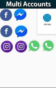 Dual Space – app Multiple social accounts screenshot 2