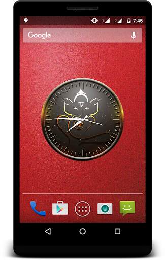 Ganesh Clock Live Wallpaper screenshot 1
