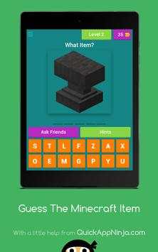 Guess The Minecraft Item screenshot 11