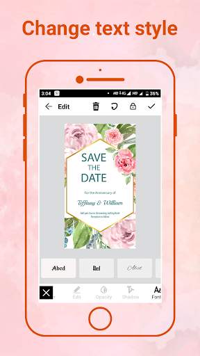 Anniversary Invitation Card Maker screenshot 5