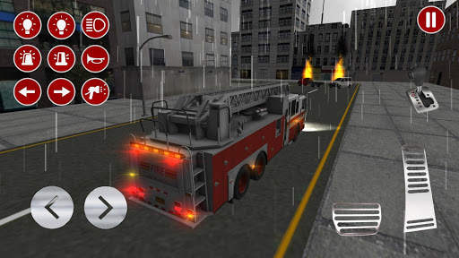 Fire Truck Driving Simulator screenshot 2