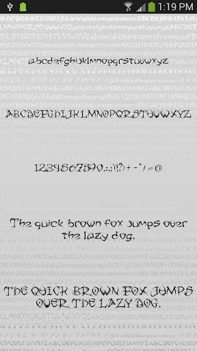 Tattoo Fonts for Android screenshot 2