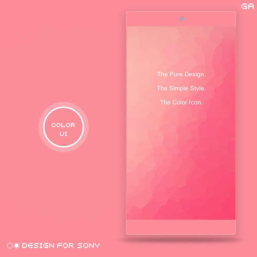GALAXY XPERIA Theme | JUST RED 🎨Design For SONY screenshot 1