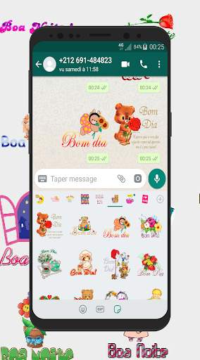 Figurinhas de Bom Dia e Boa Noite- WAStickerApps screenshot 5